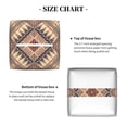 thumbnail image 5 of Naloa Fashion Tatreez (3) Tissue Box Cover Leather Tissue Holder Square Facial Tissue Case for Bathroom, Vanity Countertop, Tabletop, Car, 5 of 7