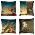thumbnail image 1 of EREHome Little red fox in autumn Pillow Case Home Decor Cushion Cover 20x30 Inch, 1 of 2