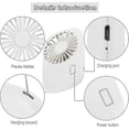 thumbnail image 3 of Mini ventilador de mano, ventilador portátil personal recargable por USB, 3 of 5
