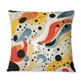 thumbnail image 3 of Designart "Matrix of Lichtenstein Style Lines in Red Pop Art" Abstract Printed Throw Pillow, 3 of 5