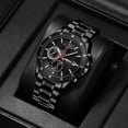 thumbnail image 4 of Nibosi Watches For Men Creative Fashion Luminous Dial With Chronograph Clock Male Watch Casual Wristwatches Relogio Masculino - Quartz Wristwatches, 4 of 6