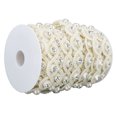 thumbnail image 1 of Cuerda De Perlas De Imitación, Rollo De Cadena De Cuentas Resistente A La Decoloración, Acrílico Cortable Con Parte Posterior Plana, 32.8 Pies De Longitud, Exquisito Con, 1 of 7