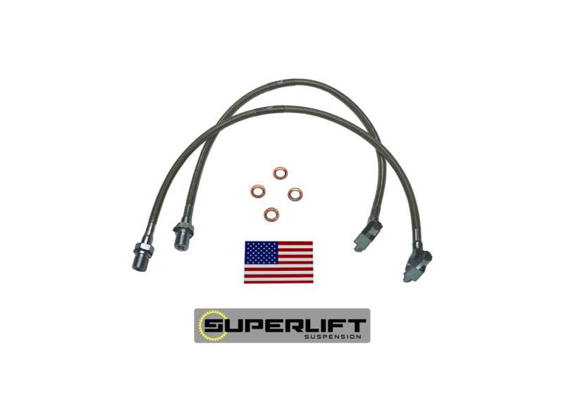 SUPERLIFT 20072017 Jeep Wrangler 2018 Wrangler Jk Brake Hose Front 3