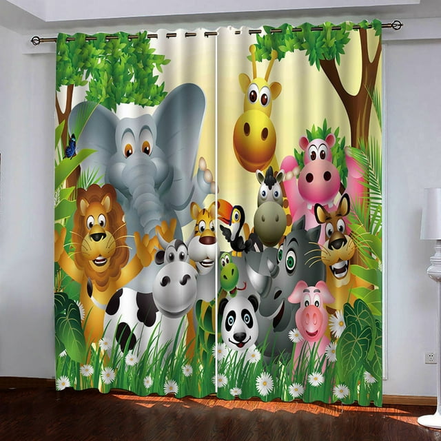 Cqxid Liquidation de Rideaux Occultants Rideaux Polyester Isolés Thermiquement Salon Enfants