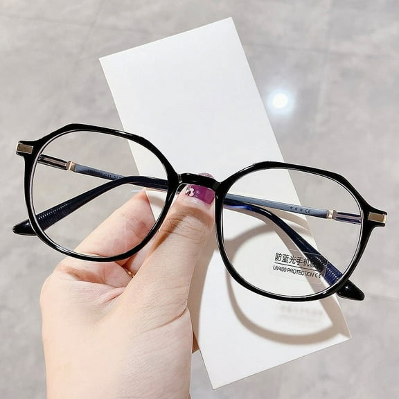 Classic Elegant Transparent Metal Frame Glasses Women Fashion Eyewear For Wedding Party Decorate Eyeglasses Fake Glasses