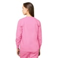 thumbnail image 3 of Adar Universal Women's Scrub Set - Warm-Up Scrub Jacket and Elastic Pull-On Pants - 902 - Sherbet - 3X, 3 of 7