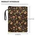 thumbnail image 5 of HELLHERO Polyester Book Cover Sleeve for Mother - Classic for Travel Book Protection, 8.66 x 11.42, Christmas Gingerbread Bag, 5 of 5