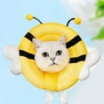 thumbnail image 3 of Trayknick Pet Recovery Collar Cartoon Design Super Soft Non-Fading Easy-wearing Washable Prevent Bite Sponge After Surgery Cat Protection Cone Recovery Collar Pet Supplies, 3 of 13