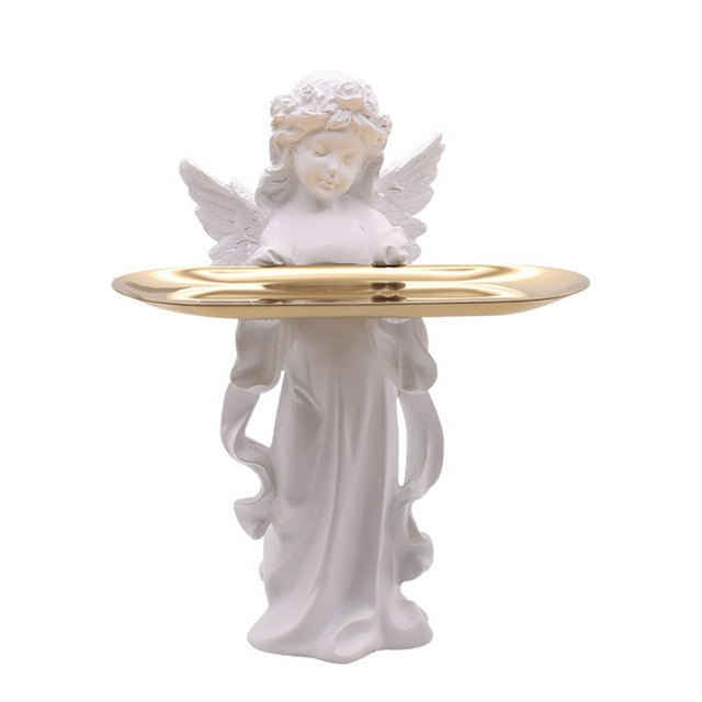 Pour Bureau Salon Statue Angel Déco Maison Simulation Plateau de Maintien Bureau