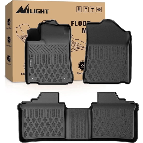 Nilight TPE Floor Mats for Toyota Avalon 2013 2014 2015 2016 2017 2018 All Weather Custom Fit Heavy Duty Floor Liners