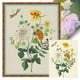 thumbnail image 1 of Kit Punto Cruz Con Flores Impresas Hilo Algodón Ecológico Bordado 11CT 30x40cm, 1 of 9