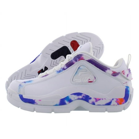 Fila Grant Hill 2 Low Tie Dye Mens Shoes Size 8, Color: White/Purple