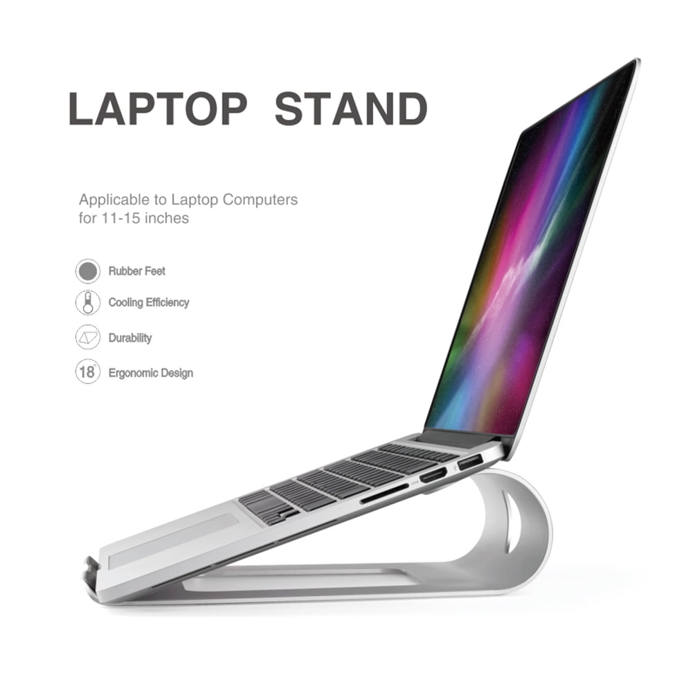 Tilted Laptop Riser Ergonomic Laptop and Tablet Wedge Portable Laptop Cooling Stand for 11inch