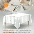 thumbnail image 6 of Luxurious 100% Pure Linen Tablecloth - Eco-Friendly, Durable, and Perfect for Every Occasion - Natural 60x120 Inch, 6 of 7