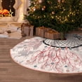 thumbnail image 5 of Xecao Dreamcatcher With Owl Pattern Christmas Tree Skirt Round Xmas Tree Mat Base Cover for Holiday Home Decorations-30", 5 of 6