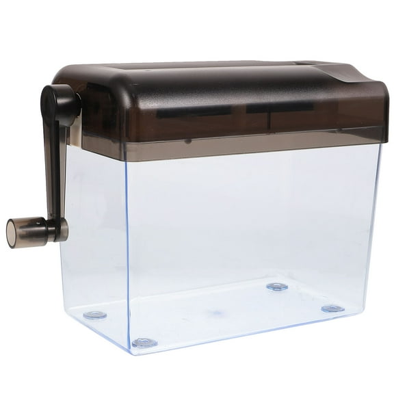 UPOUART Grey Manual Paper Shredder for Home and Office Use, Efficient Document Shredding Machine