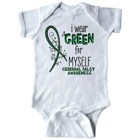 

Inktastic I Wear Green for Myself- Cerebral Palsy awareness Gift Baby Boy or Baby Girl Bodysuit