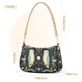 thumbnail image 3 of FORMRS Womens Shoulder Bag with Chain Strap Clutch Purse Cute Tote Handbag, Mystical Owls Pattern, 3 of 7