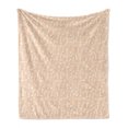 thumbnail image 1 of Peach and White Soft Flannel Fleece Blanket, Pattern with Silhouette Antique Keys with Various Form Ornaments, Cozy Plush for Indoor and Outdoor Use, 50" x 70", Pale Peach and White, by Ambesonne, 1 of 6