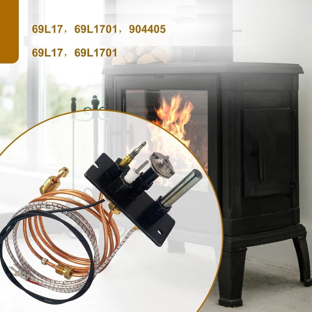 Water Heater Replacement Parts with Thermocouple and Tubing Water Heater Electrode for Various Water Heater Models