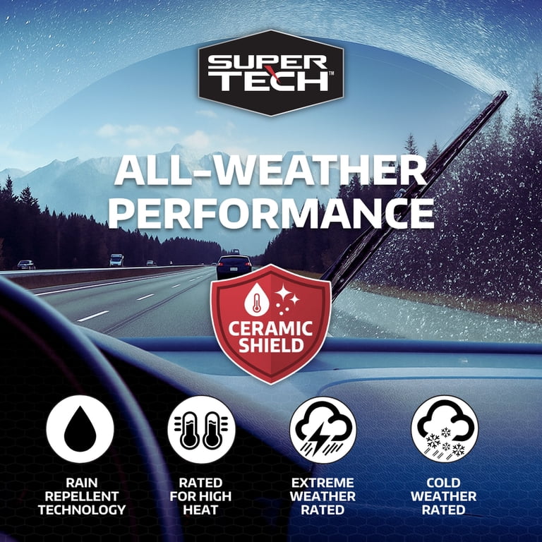Super Tech 22" Hybrid Wiper Blade, Ceramic Shield photo 6