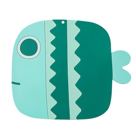 

Kiskick Insulation Pad Resistant to High Temperatures Insulation Pad Cute Cartoon Fish Shape Heat-resistant Anti-scald Table Placemat for Home Kitchen