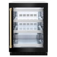 thumbnail image 2 of ZLINE Autograph Edition 24 in. Touchstone 151 Can Beverage Fridge With Black Stainless Steel Glass Door And Polished Gold Handle (RBSOZ-BS-24-G), 2 of 2