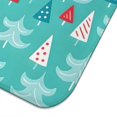 thumbnail image 3 of Turquoise Christmas Tree Pattern Dish Drying Mat for Kitchen 1 Pack, Ultra Absorbent Microfiber Dishes Drainer Mats,18x24in(46x61cm), 3 of 4