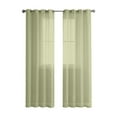 thumbnail image 2 of Aooww Extra Long Semi Sheer Curtains 96 Inches with Tiebacks - Lightweight Voile Drapes for Bedroom, Living Room, and Patio Door - Grommet Window Curtains for Light Filtering, 2 of 7