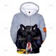 thumbnail image 3 of Sudadera con capucha de bulldog francés para hombre, sudadera con estampado 3D de perro, sudadera informal holgada de gran tamaño, chaqueta, ropa de calle para hombre, 3 of 5