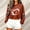A2 Brick Red, variant on Game Day Sweatshirt Women Crop Tops Soft Lightweight Gift Tunic Tops Oversized Sweatshirt Pullover Sweaters Womens Baseball Shirt Cute Sweatshirts Heart Graphic Football Mom Shirt Black