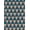 Teal, variant on Kokka Cotton Linen Canvas Fabric, Teal Geometric Print for Bag Making, Dressmaking & Upholstery, 43" Wide, By the Yard