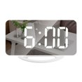 thumbnail image 2 of Digital Alarm Clock LED Mirror Electronic Clocks Dual USB Charge Modern Clocks, 2 of 4