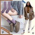 thumbnail image 4 of Calcetines de lana EBMORE, botas térmicas de senderismo e invierno para mujer, 5 pares, 4 of 6