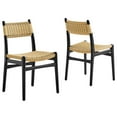 thumbnail image 5 of Wynn Dining Side Chairs Set of 2 in Black Natural, 5 of 10
