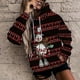 thumbnail image 2 of Sudaderas Con Gráficos Navideños Para Mujer Sudaderas Con Capucha Informales Con Estampado de Manga Larga de Invierno Odeerbi ODB199398, 2 of 8