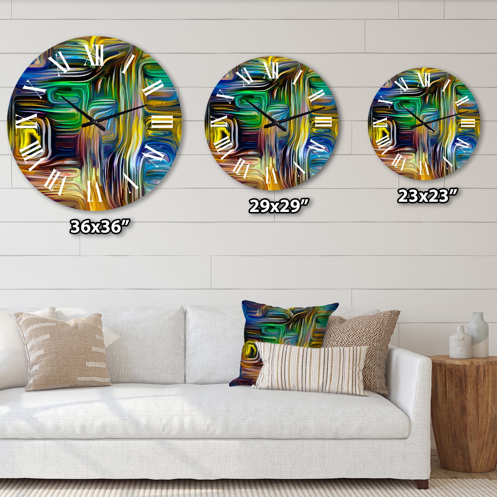 Designart 1" Quartz Modern/Contemporary Wall Clock