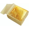 thumbnail image 2 of Gold Leaf Company 24K Edible Gold Leaf Sheets, Pack of 5, 2 x 3 Inch, Premium Food Grade Gold Foil for Cake Decorating, Baking, Desserts, Food Gilding & Facial Beauty, 2 of 4