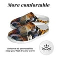 thumbnail image 6 of Lsque Abstract Lion Painting Pattern Womens Comfort Cotton on Scuff With Memory Foam and Anti-skid Sole Slipper-37/38, 6 of 7