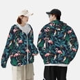 thumbnail image 5 of Fotbe Flamingos And Birds Men's Women's UPF 50+ Sun Protection Jacket Hooded Cooling Shirt with Pockets Hiking Outdoor Performance-XX-Large, 5 of 8
