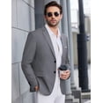thumbnail image 2 of COOFANDY Mens Two Button Blazer Jacket Big and Tall Formal Business Suit Jackets, 2 of 6