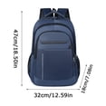thumbnail image 2 of Laptop Bag with Lunch Compartment Water Resistant Bag Lightweight Backpack for Travel Work Bag with Lunch Compartment for Commute Business Trips Daily Use, 2 of 6