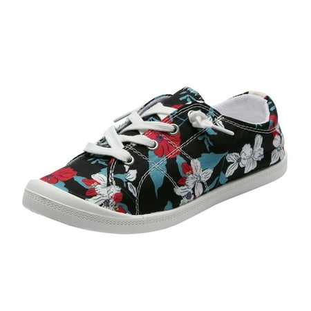 

iOPQO Women s casual shoes Women s Canvas Shoes Vulcanize Soft Ladies Autumn Loafers Flat Shoes Sneakers SEY168-48 Ladies Canvas Shoes Red 37