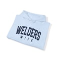 thumbnail image 4 of Welders Wife Husband Anniversary Wedding Hoodie, Gifts, Hooded Sweatshirt, 4 of 4