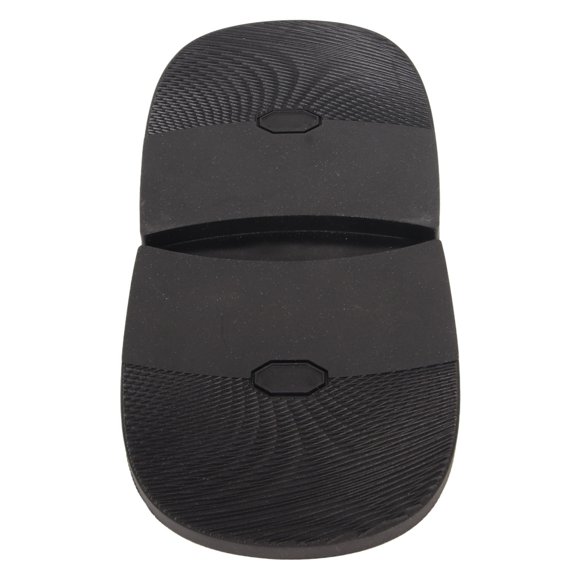 Shoe Rubber Heels Outsoles, Elastic Non Slip 2 Pairs Shoe Repair Rubber Heels Replacement Tear Resistant SBR for Daily Use