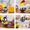 thumbnail image 4 of Lemon Squeezer manual - Heavy Duty - Manual Citrus Juicers, Press Hand Lime Citrus Fruit Juicer, Safe Quick and Effective Juicing, Super Easy to Clean, 4 of 5
