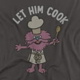 thumbnail image 2 of Sesame Street Gonger Let Him Cook Unisex Infant Snap Suit for Baby, Charcoal, Medium, 2 of 3
