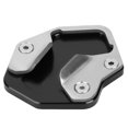 thumbnail image 4 of Motorcycle Side Stand Pad,CNC Aluminum Motorcycle Side Side Stand Pad Side Stand Extension Enlarger Smooth Operation, 4 of 5