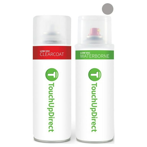 TouchUpDirect 1K0 Silver Knockout Metallic Compatible With Toyota Exact Match Touch Up Paint Aerosol - Essential Kit