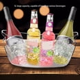 thumbnail image 4 of Cubos De Hielo, 2 Cubos Para Bebidas De 5 Litros, Transparentes Y Resistentes Con Cucharas Para Eventos, 4 of 7